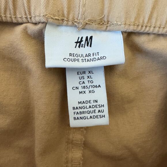 H&M Regular Fit Cotton Drawstring Straight Pants US Men's XL New - Picture 3 of 5